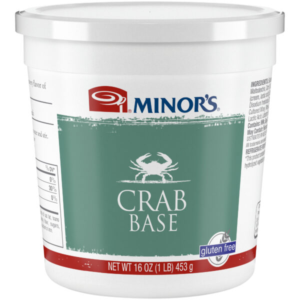 MINOR’S Crab Base (No Added MSG) Gluten Free 6 x 1 pound