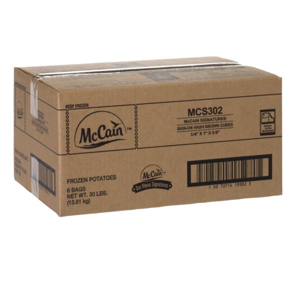 McCain Signature Skin-On Hash Brown Cubes 3/4″x1″x5/8″