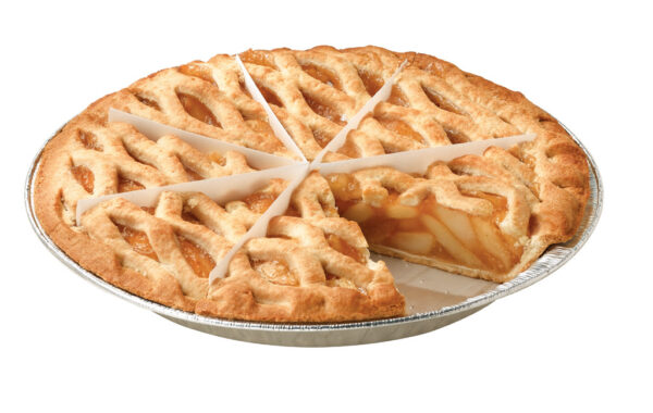 Chef Pierre Fruit Pie 10 Pre-Baked Apple Lattice Pre-Sliced 8-Slice 6ct/34oz